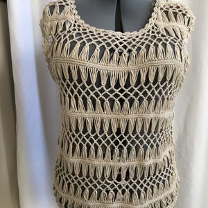A.N.A. Women’s Plus Size 1x Stone Knit sleeveless